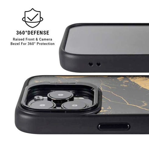 Chunky Marble iPhone 16 Pro Kickstand Case